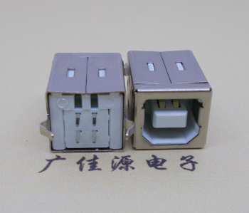 惠州USB BF180度母座 打印机接口 立式直插带赛