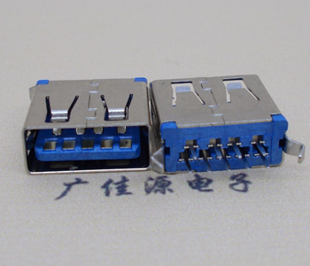 惠州USB 2.0接口USB10.0母座180度直边/弯脚