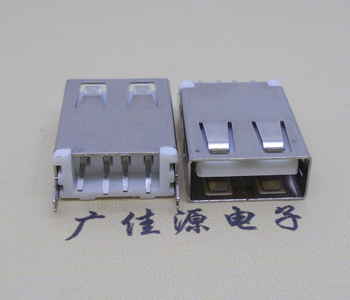 惠州USB AF立式 直插 加长款17.5MM 大电流3A插座