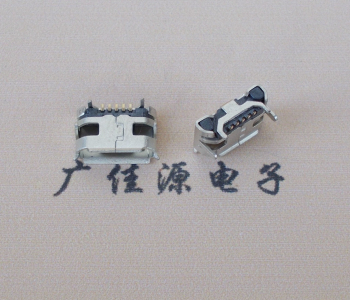 惠州Micro USB接口 usb母座 定义牛角7.2x4.8mm规格尺寸