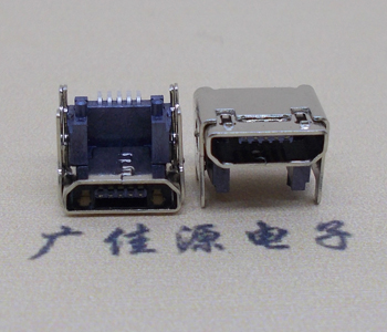 惠州MICRO USB 5P母座 SMT垫高 L=4.15双壳