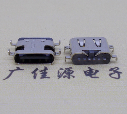 惠州USBType-C6P母座沉板1.6连接器