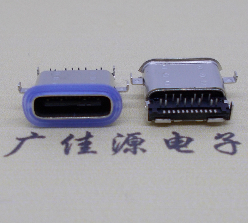 惠州防水Type-C母座接口沉板1.1连接器