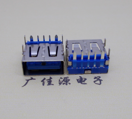 惠州 USB5安大电流母座 OPPO蓝色胶芯,快速充电接口