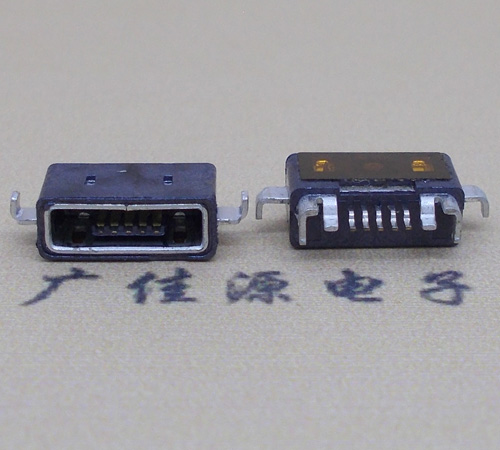 惠州MICRO USB防水AB型口母头3D图纸封装