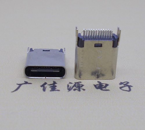 惠州type-c24p母座连接器夹板