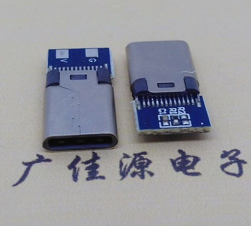 惠州铆合type-c公头2p充电带板
