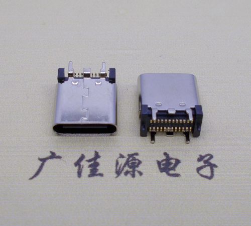 惠州立式type c24p母座立贴高8.8-9.3-10.0-10.5mm