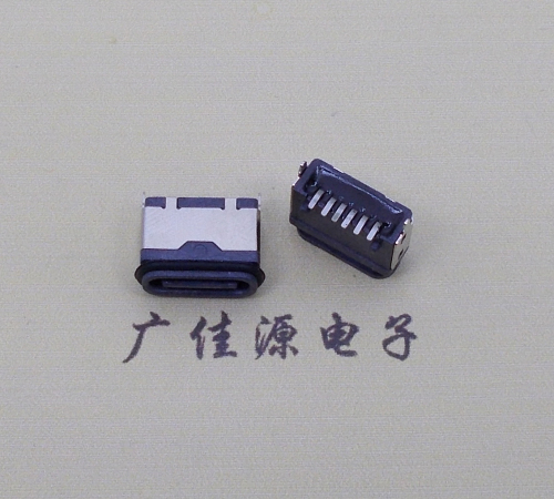 惠州type c6p防水母座立式贴板SMT贴片